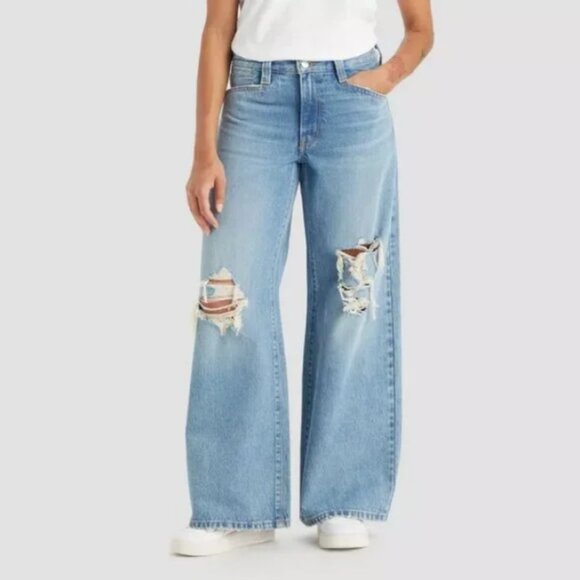 Levi's Denim - Levi's® Women's Mid-Rise 94's Baggy Wide Leg Jeans Not in the Mood 26 x 31